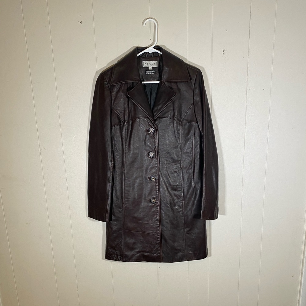 Pelle Studio Deep Brown Leather‎ Jacket size medium